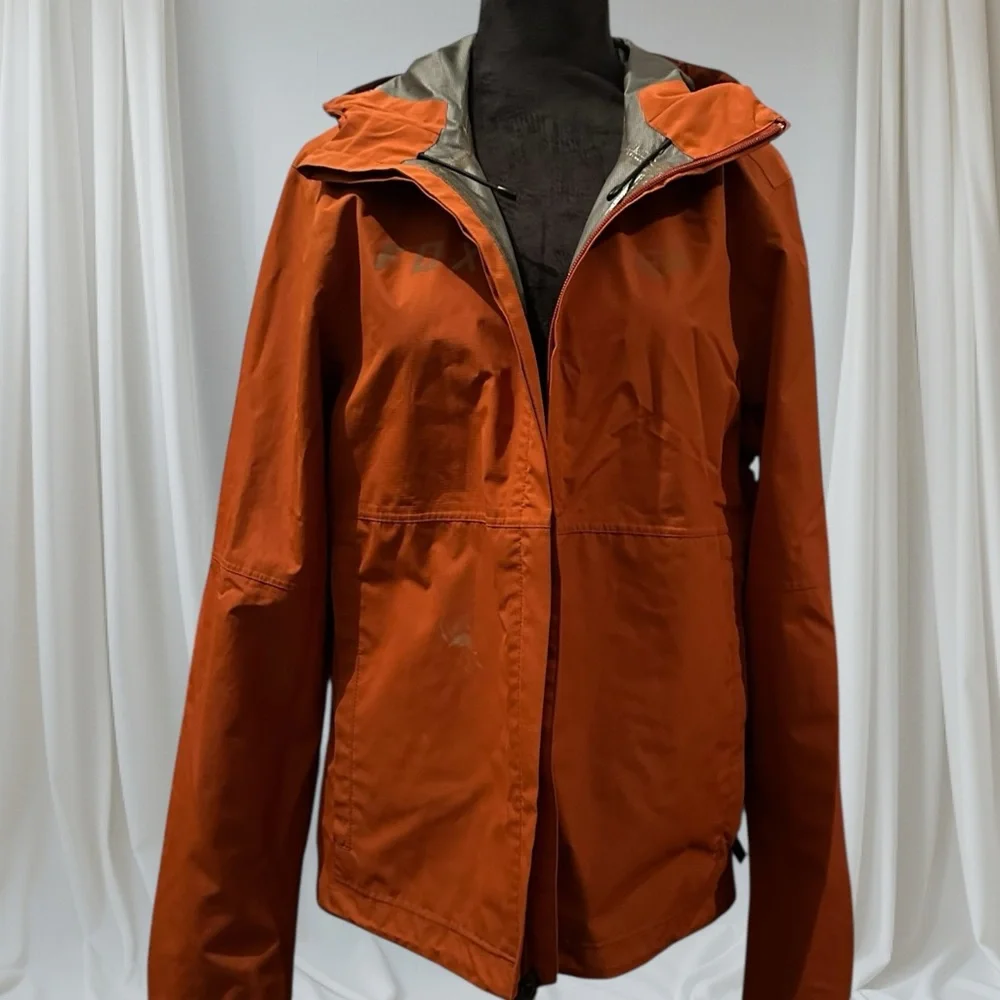 Fox Racing Moto Ranger Packable Rain Jacket - Small Orange Rust - Picture 4 of 8